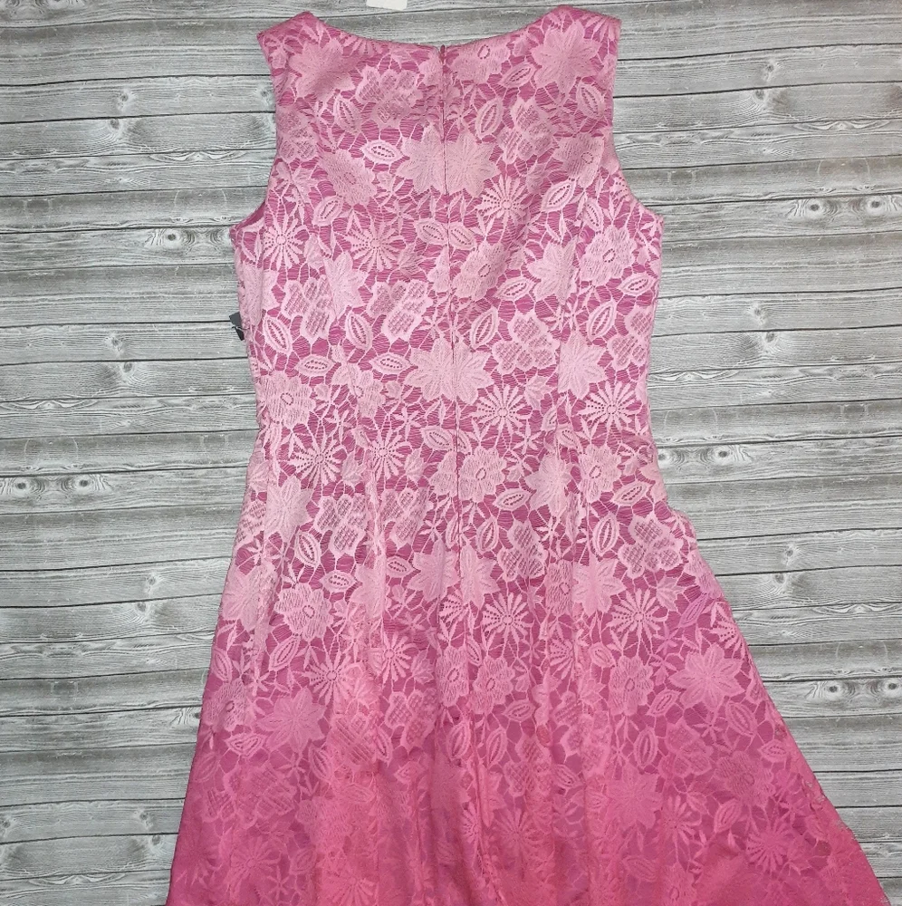 🔥3/$70 🎉5xHP🎉 *NWT* NY & Co. Pink Ombré Dress - Picture 4 of 5
